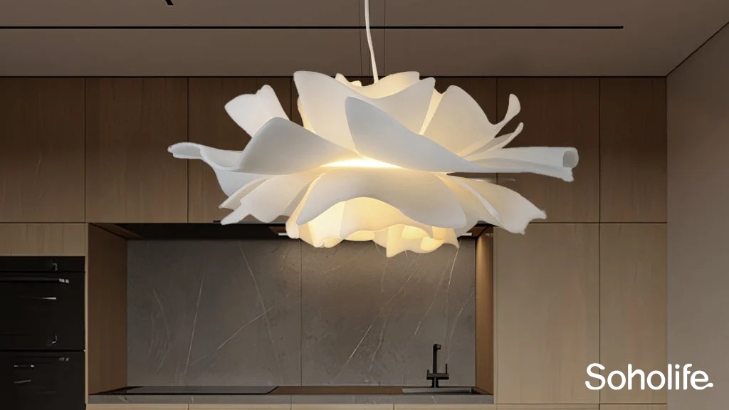 Lotus hanglamp in beweging poster