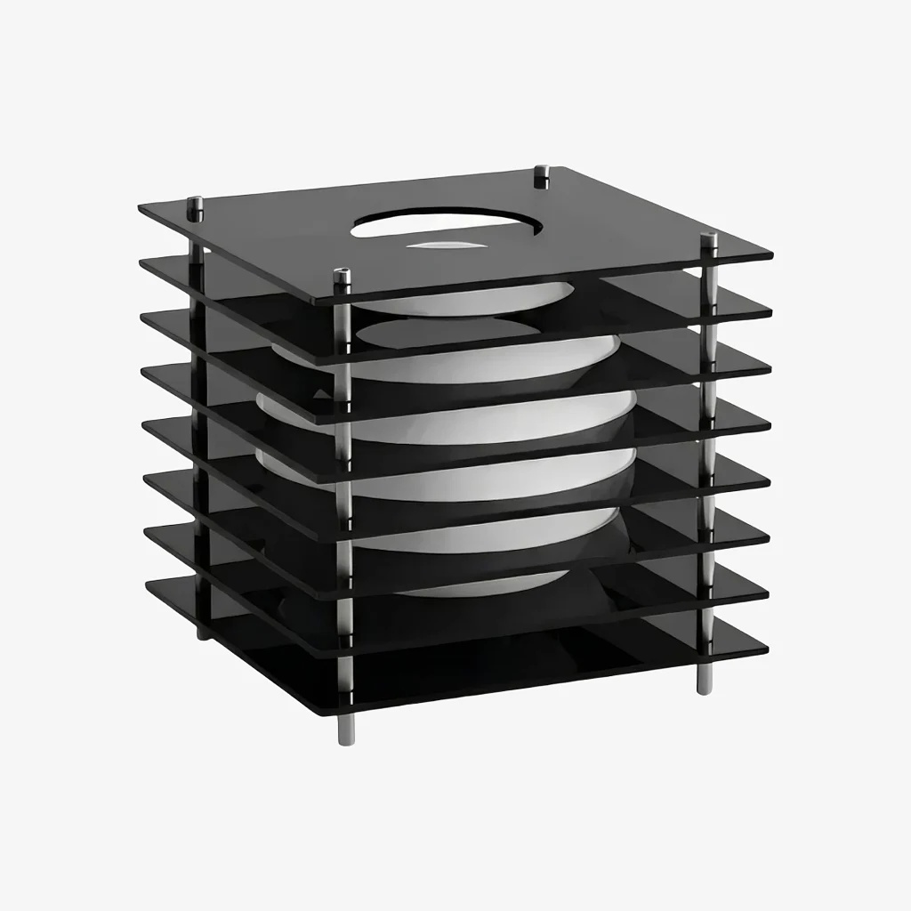 Groene Sunset Cube tafellamp
