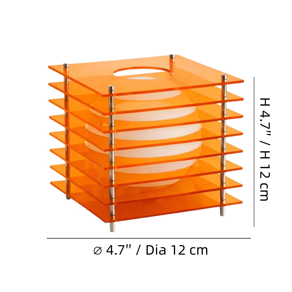 Afmetingen Maat A Sunset Cube tafellamp