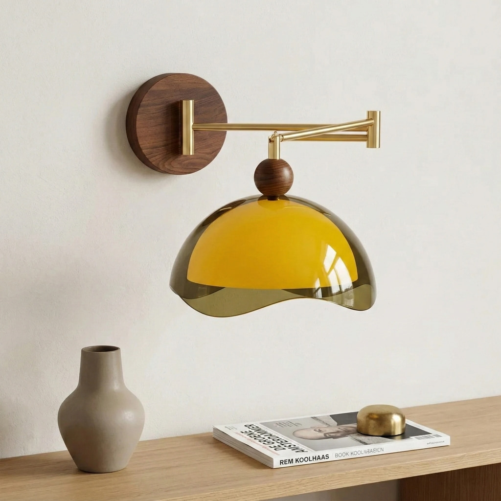 Lampe murale pour dressing avec vas