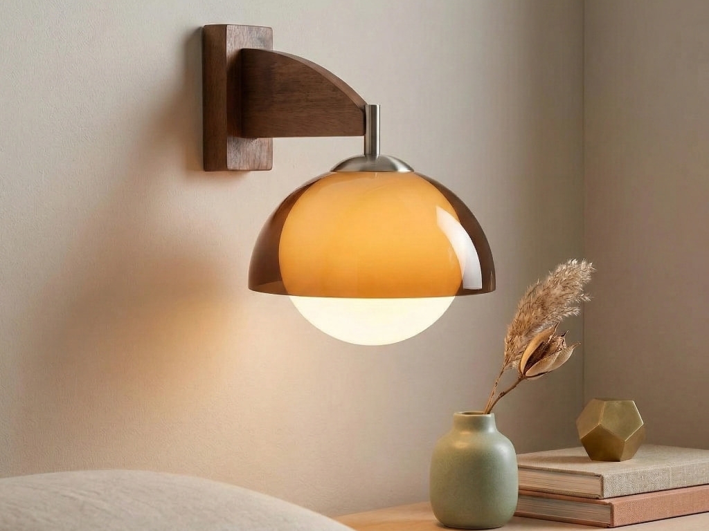 Lampe lit naast en lampe chaude ruimte