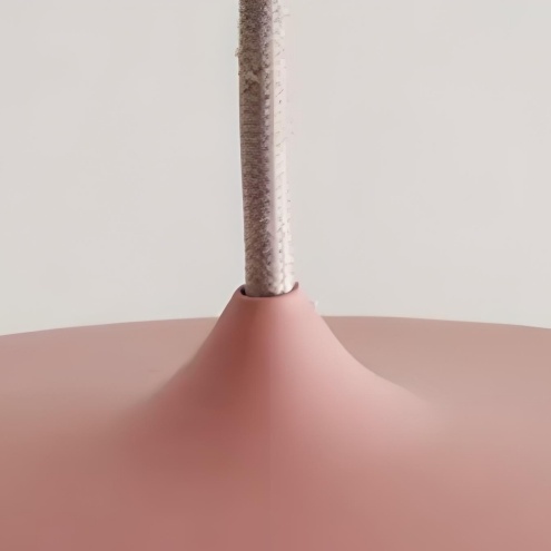 Detail van het snoer en armatuur