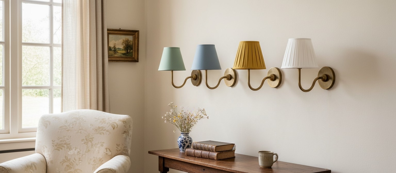 Luvora elegante geplooide wandlamp