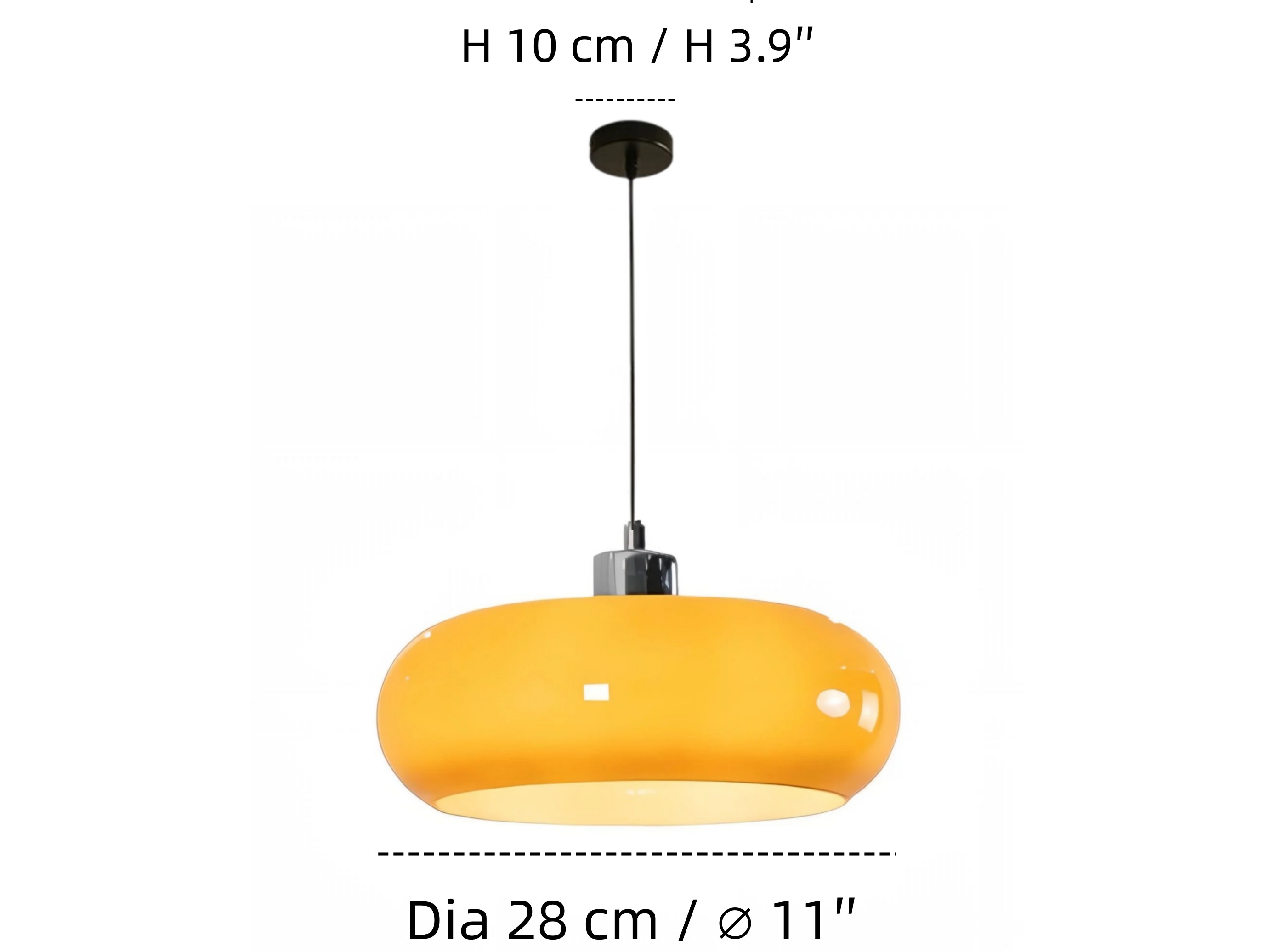 Dimensions de la suspension