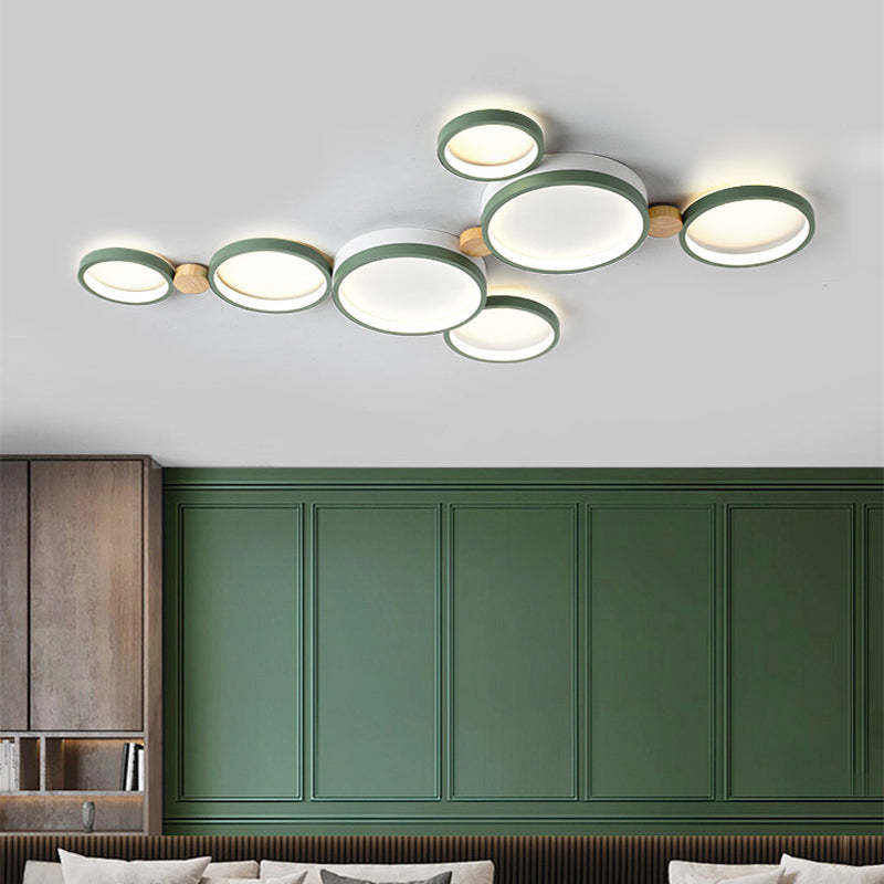 Sienna Round Flush Mount Ceiling Light Bedroom