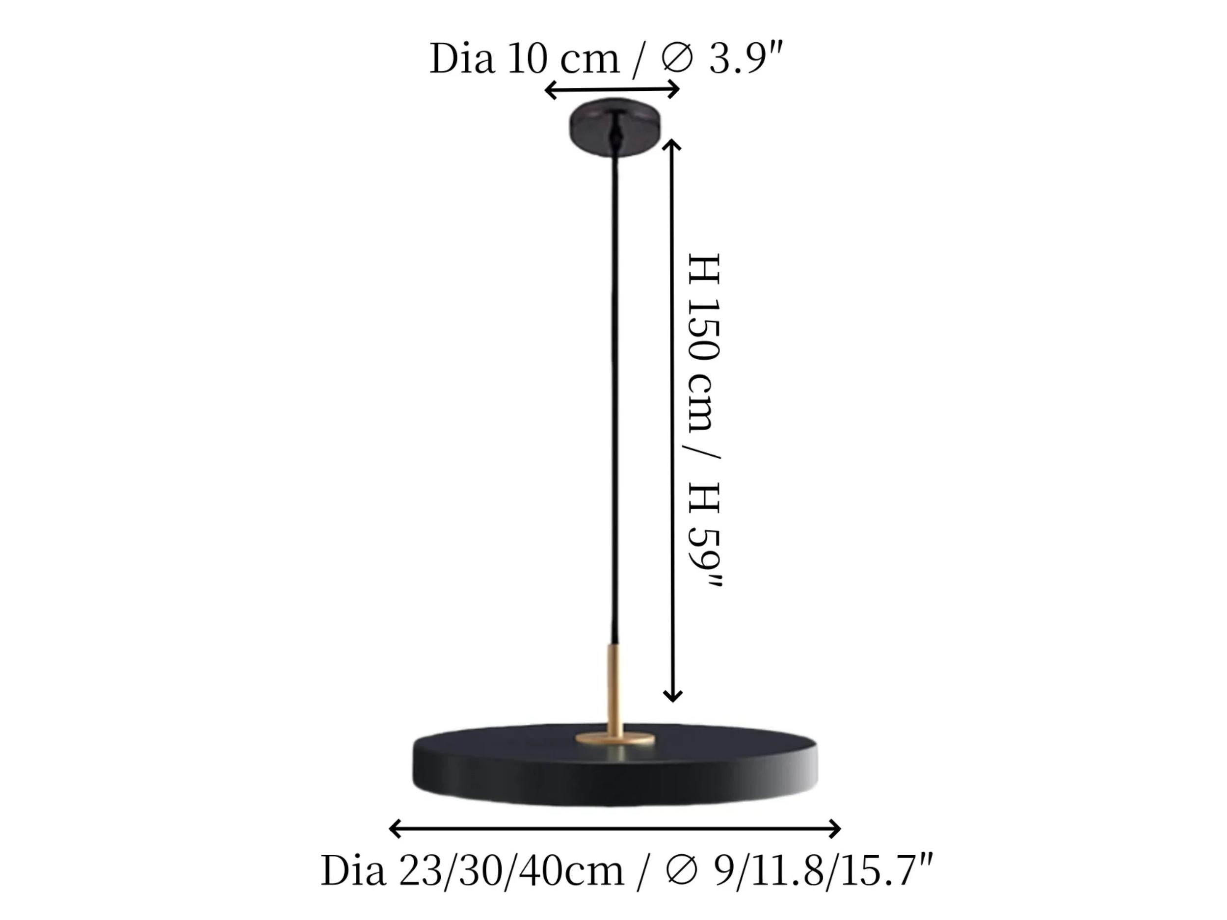 Afmetingen van de LED-hanglamp
