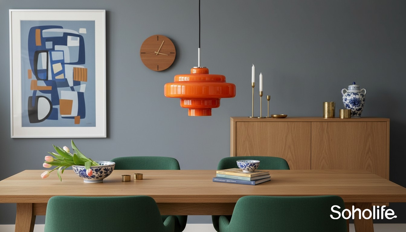 Koloro hanglamp in het huis van de klant