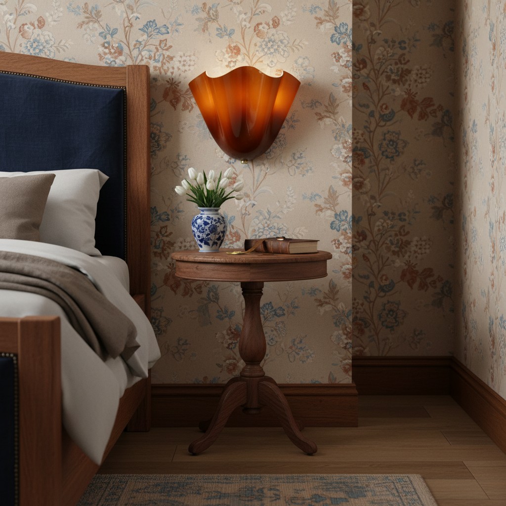 Bellina wandlamp in een blauw interieur