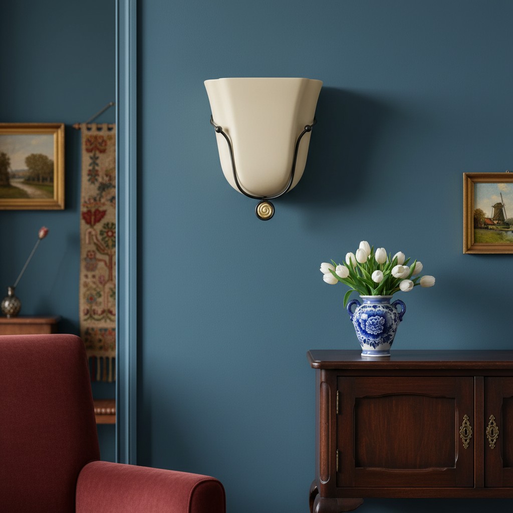 Bellina wandlamp bij een nachttafel