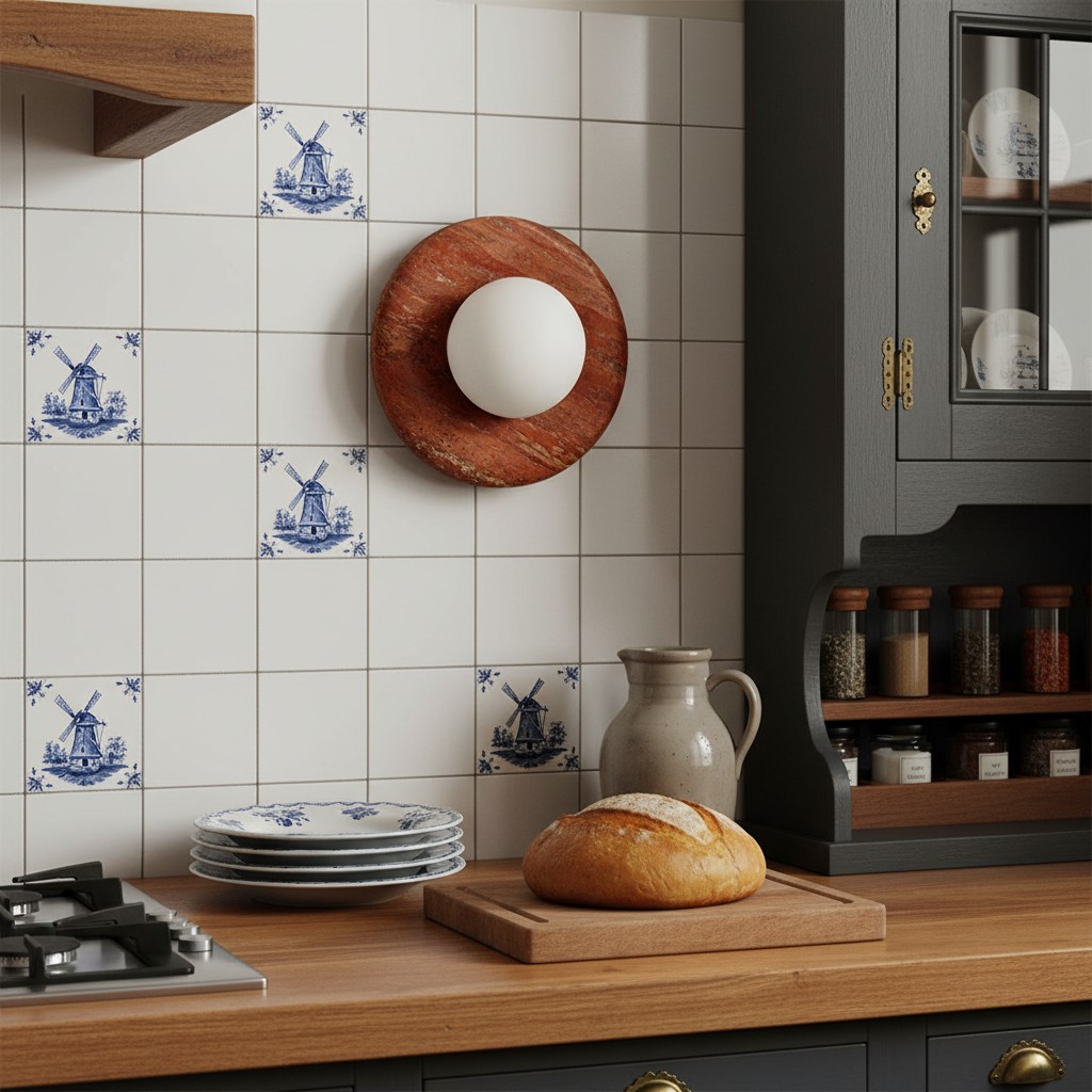 Oria wandlamp in een rustig interieur