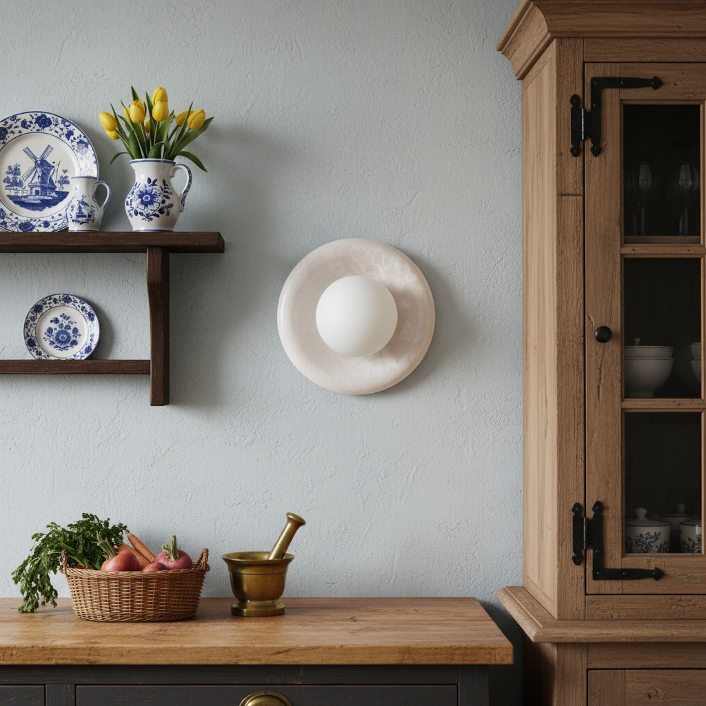 Oria wandlamp in een sfeervolle woonruimte