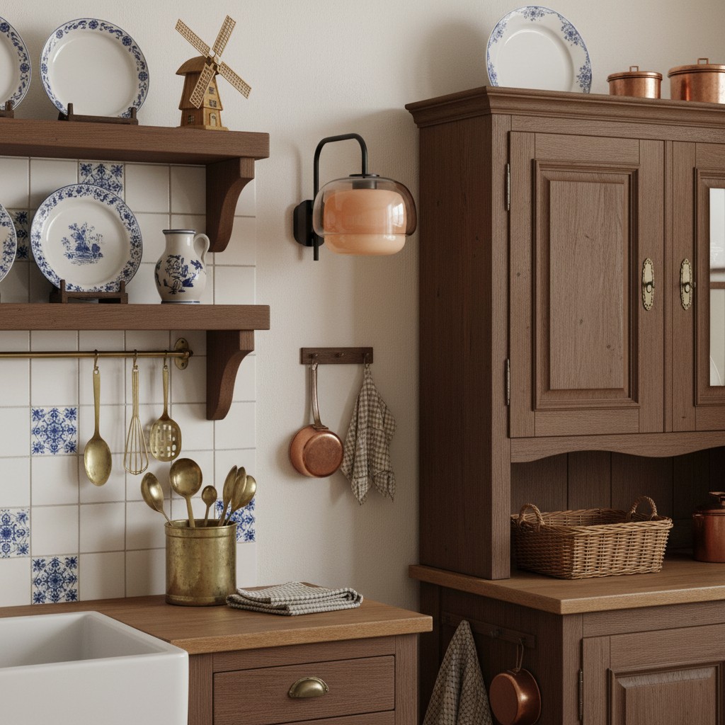 Clinco-wandlamp in een keuken