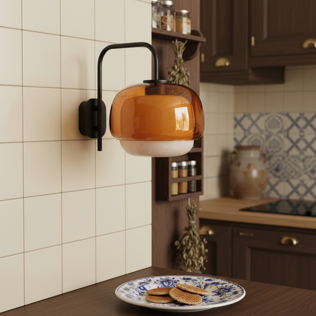 Clinco-wandlamp naast een bed