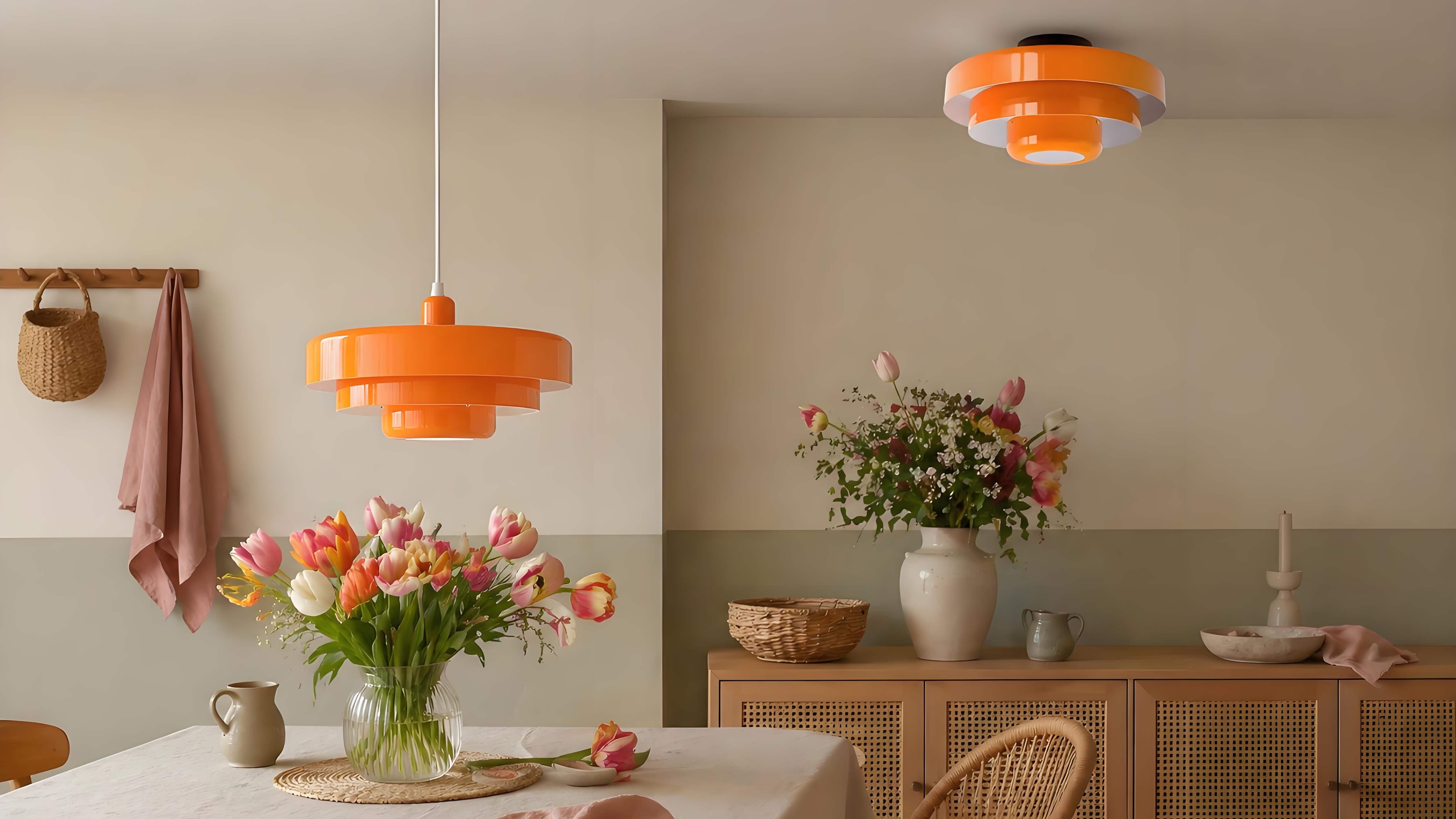 Hanglamp en plafondlamp uit de collectie
