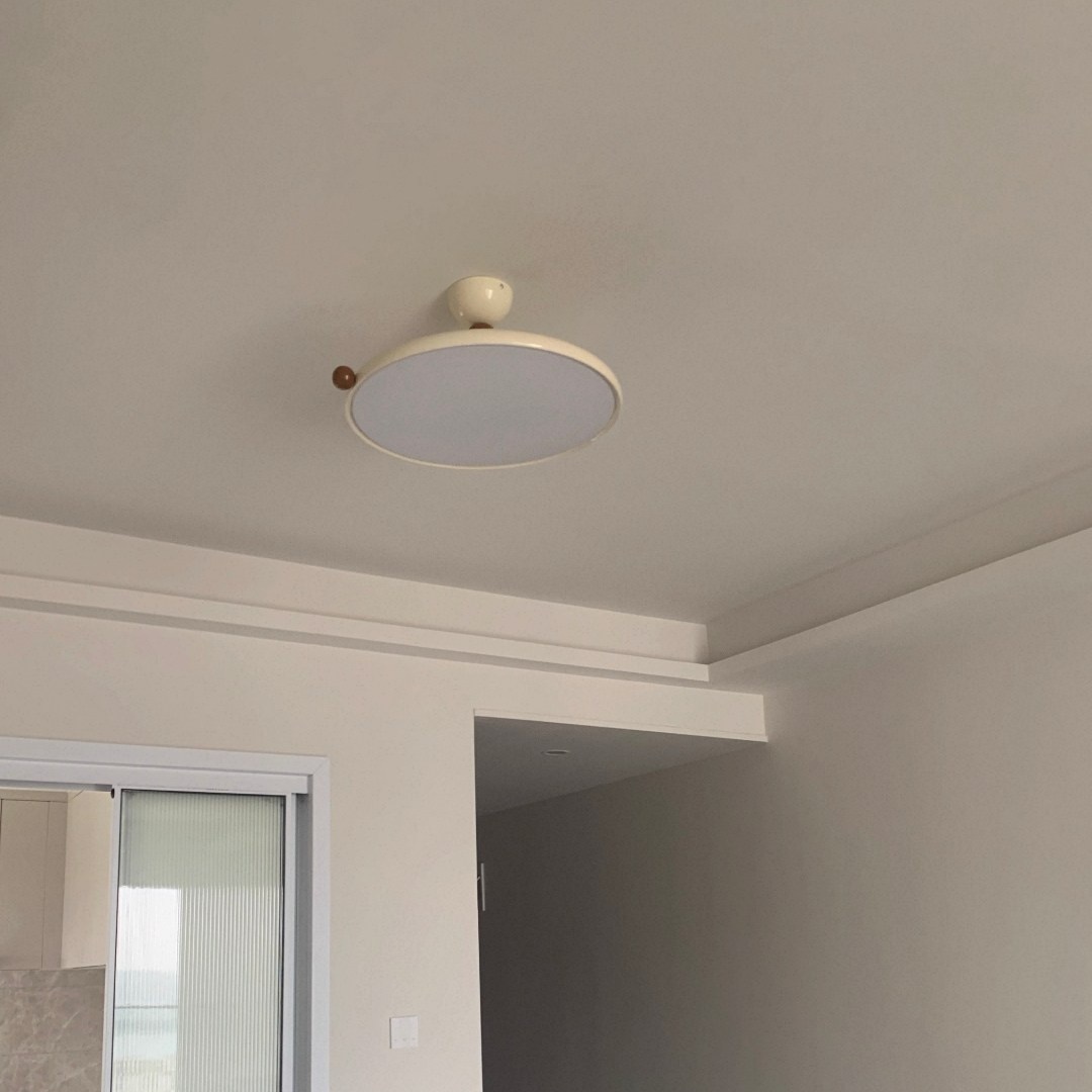Fotorecensie plafondlamp gemonteerd aan plafond