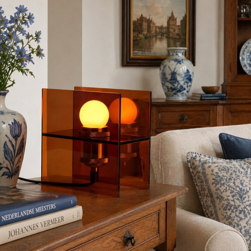Sunset Horizon tafellamp in een interieur