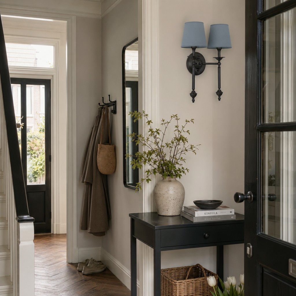 Arcuma wandlamp in hal