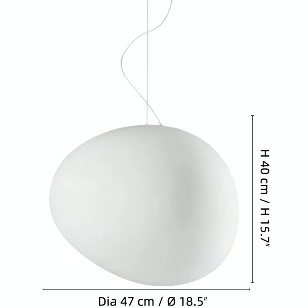 Afmetingen Dia 47 cm / Ø 18.5 inch