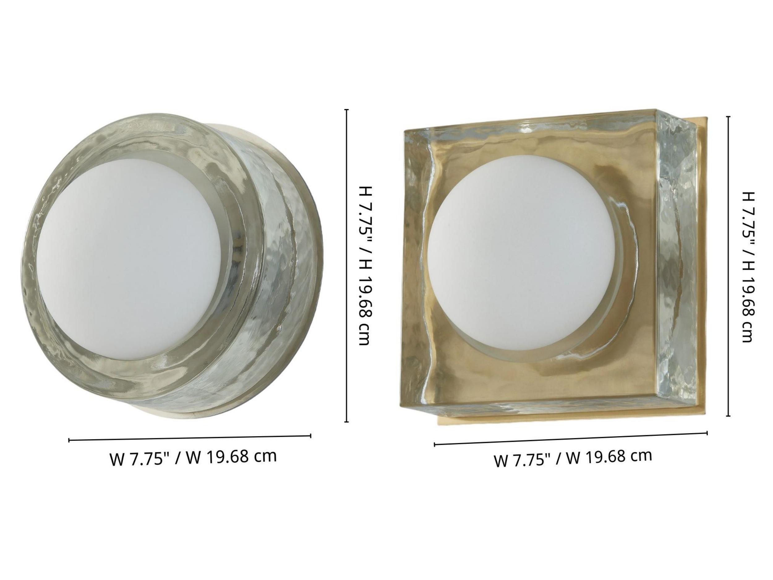 Specificaties en afmetingen van de Vellaro wandlamp