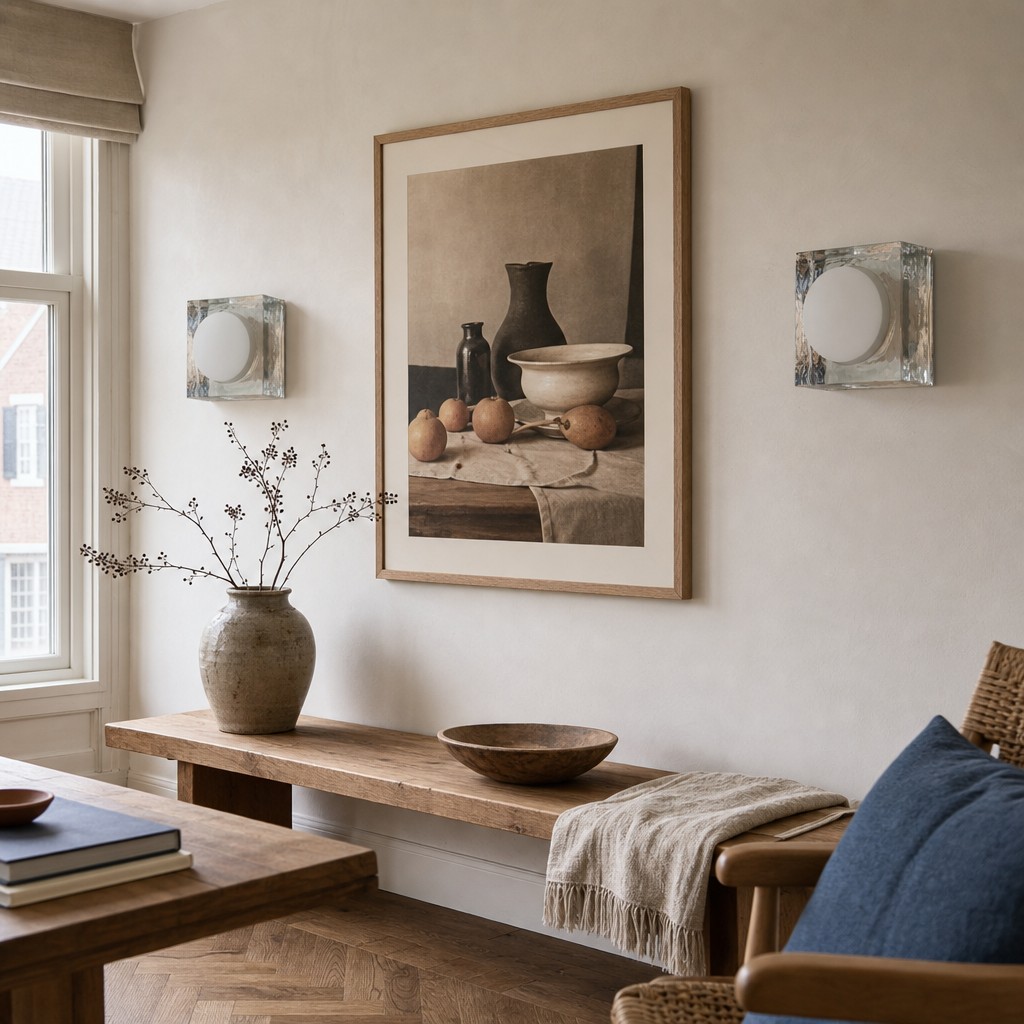 Vellaro wandlamp in een interieur