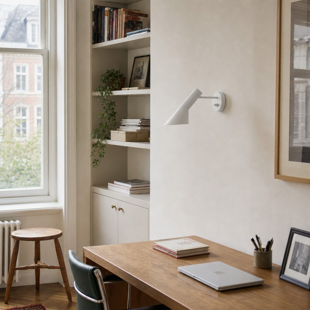 Alojorin wandlamp bij bureau