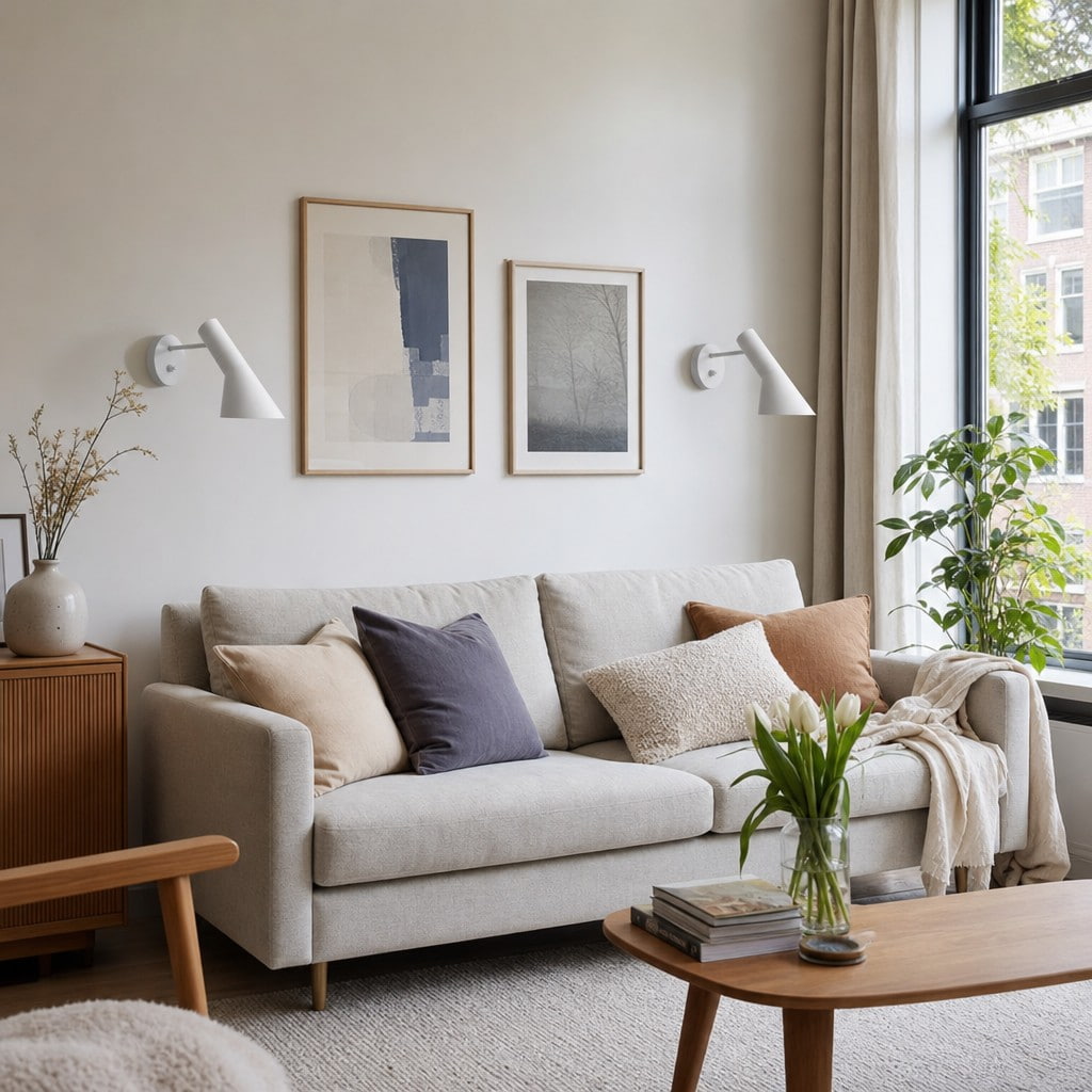 Alojorin wandlamp in woonkamer