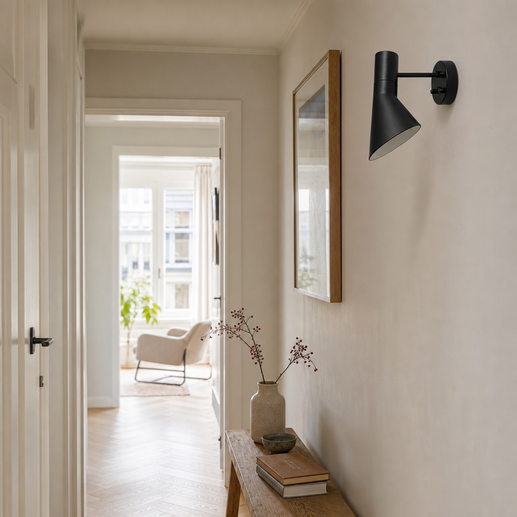 Alojorin wandlamp in gang