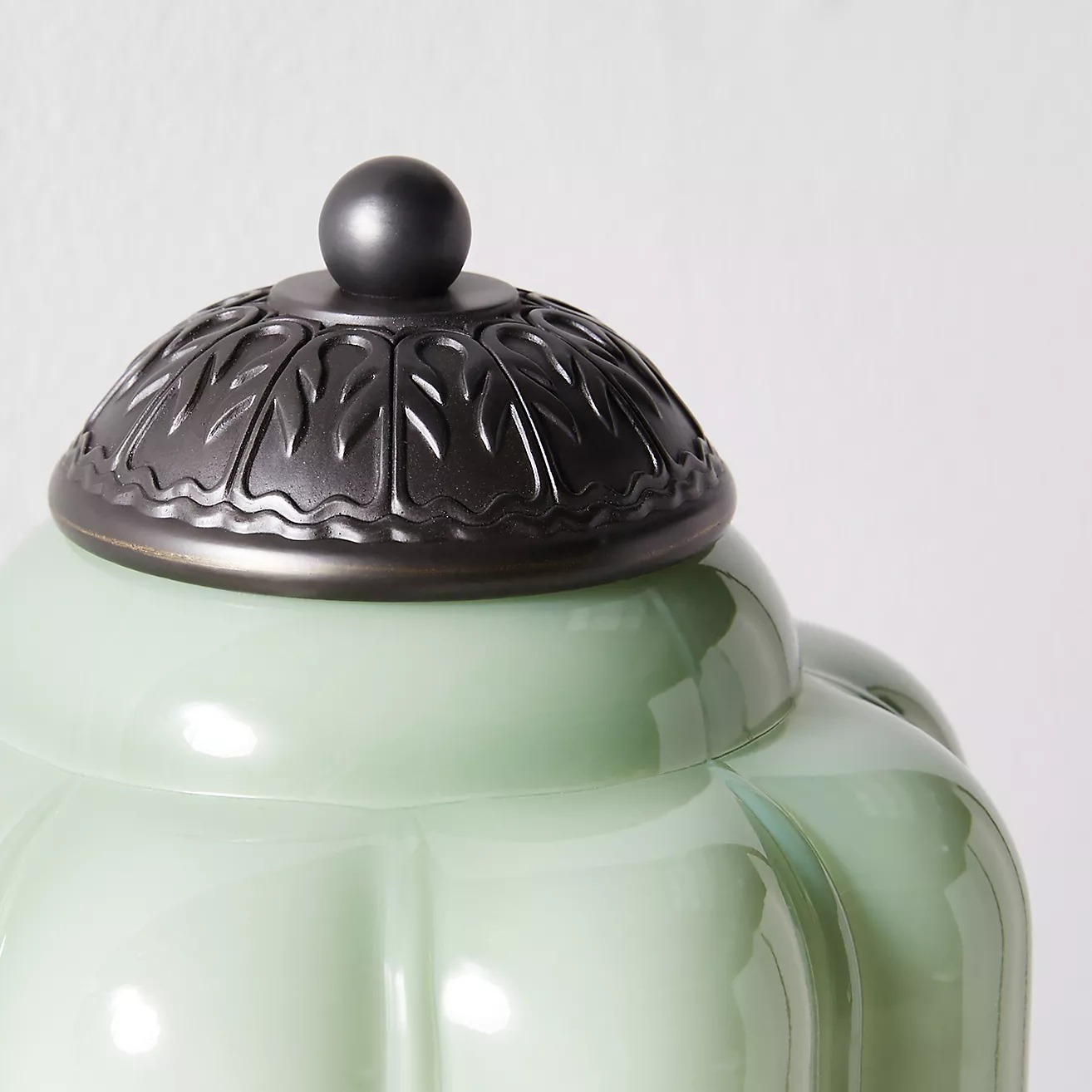 Detail van de metalen kap