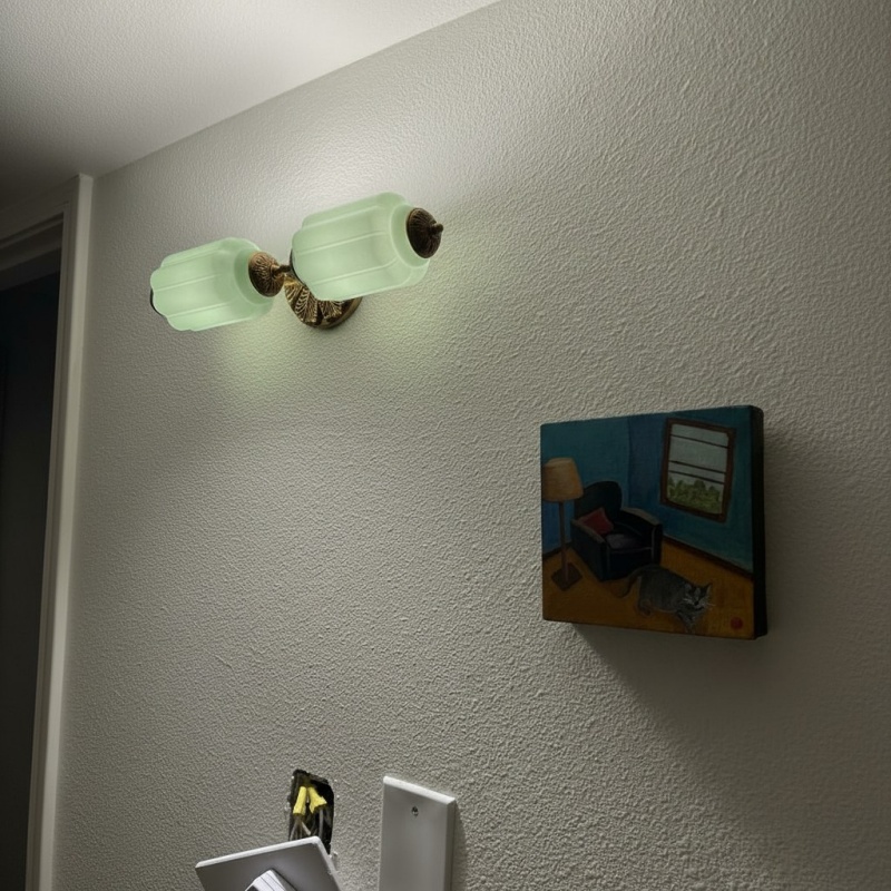 Fotorecensie dubbele Eloise wandlamp