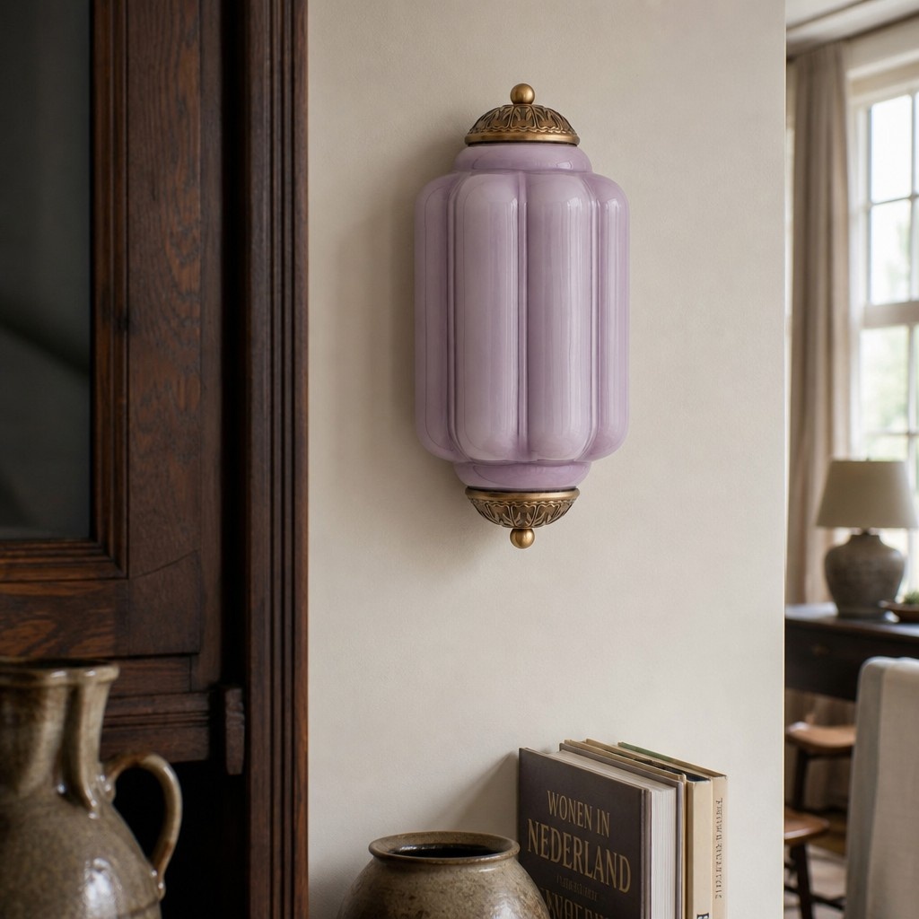 Eloise lavendel wandlamp