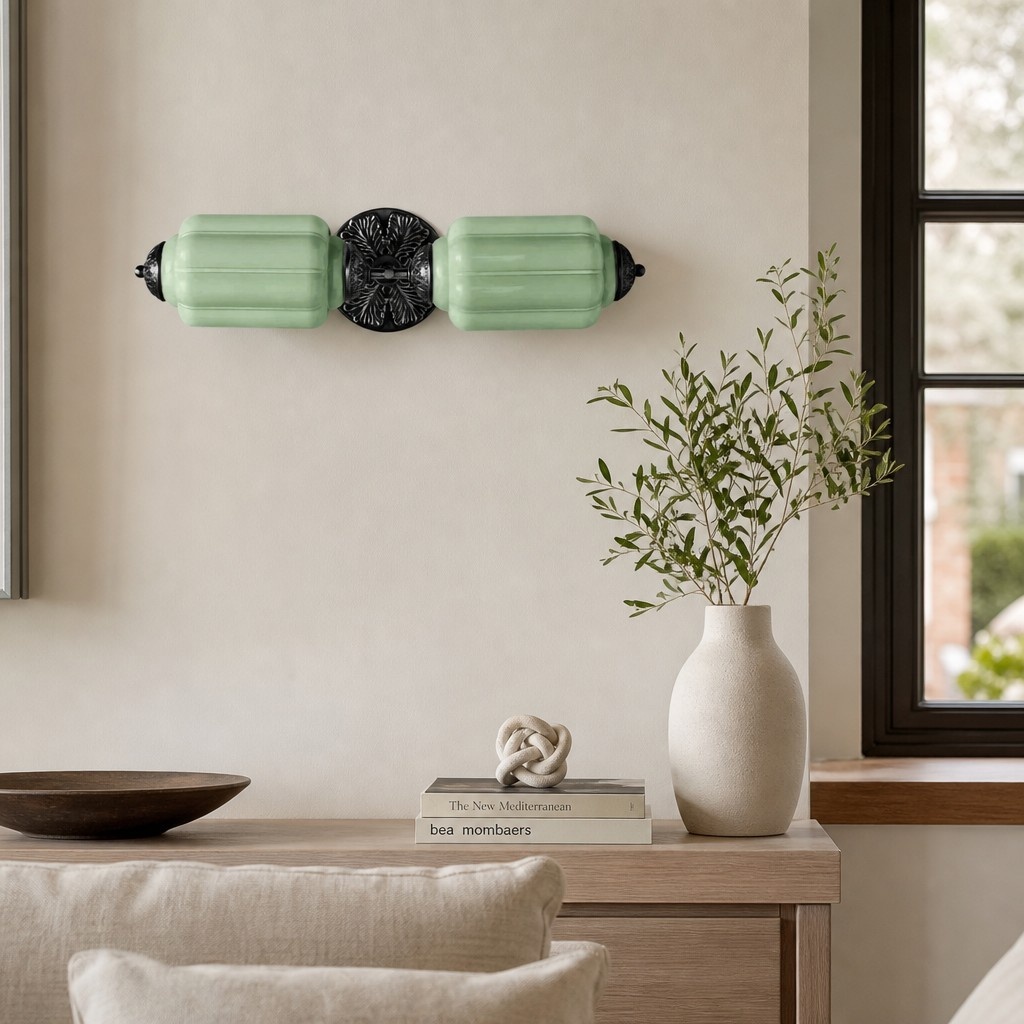 Eloise dubbele wandlamp in interieur