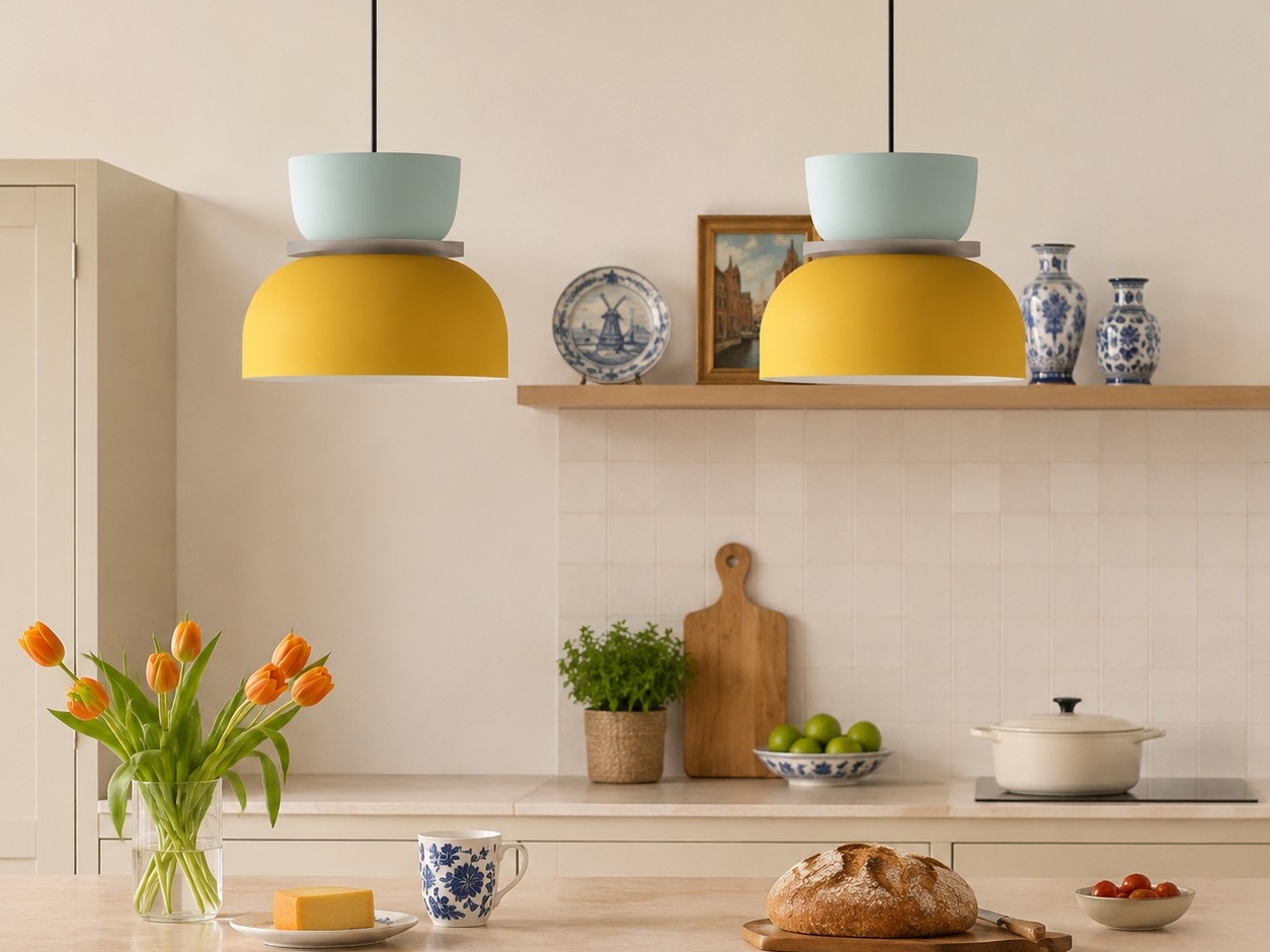 Macri hanglamp in keuken met specificaties