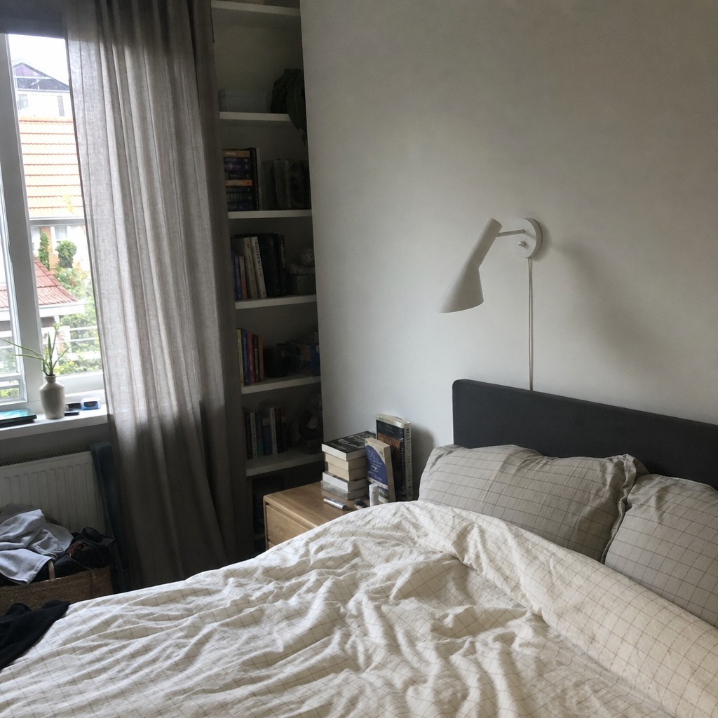 Fotorecensie van Alojorin wandlamp in slaapkamer