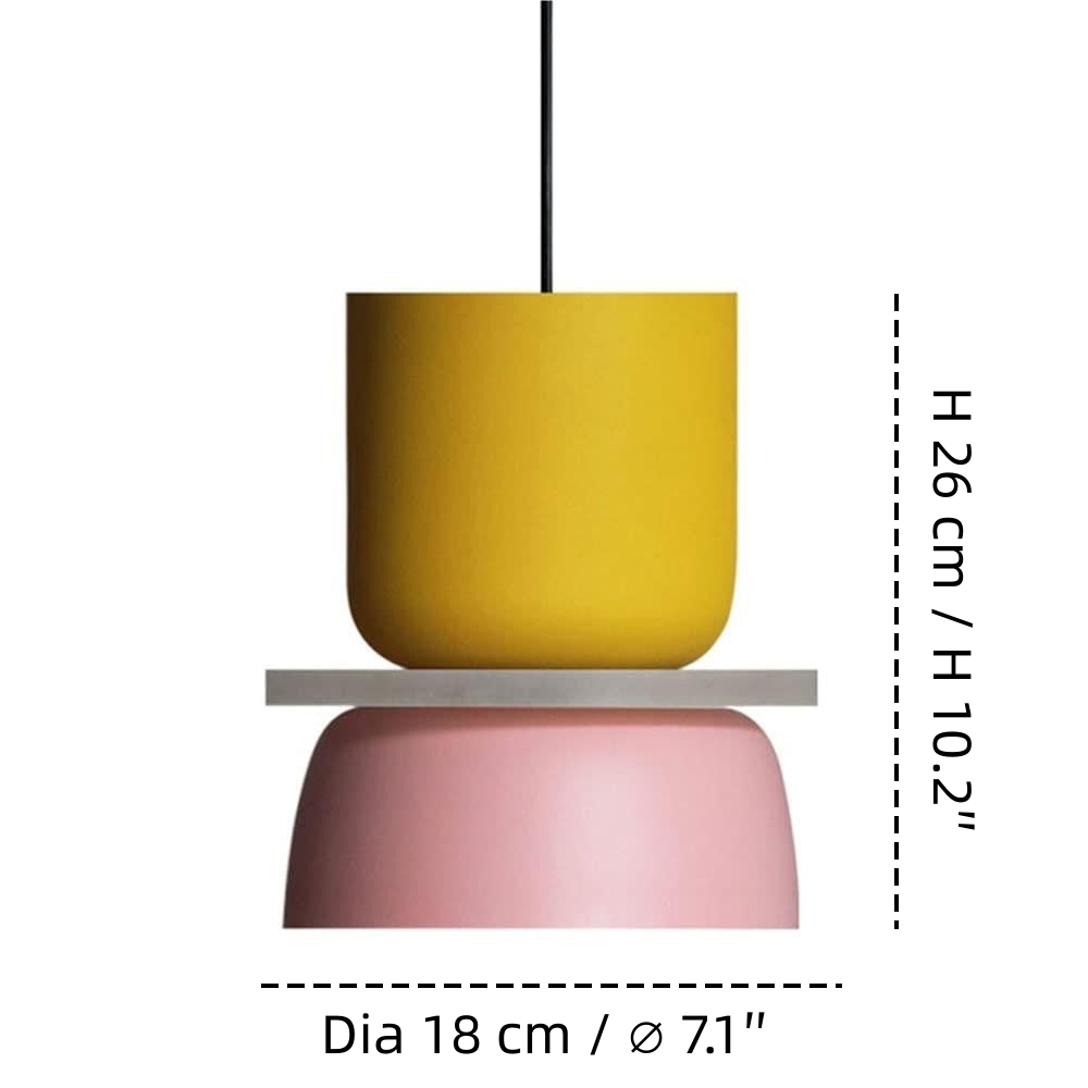Afmeting Dia 18 cm H 26 cm