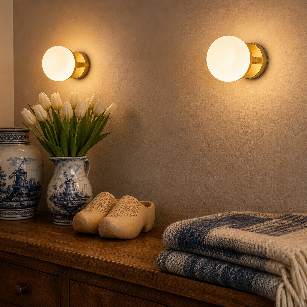 Nebulon wandlamp met warme gloed