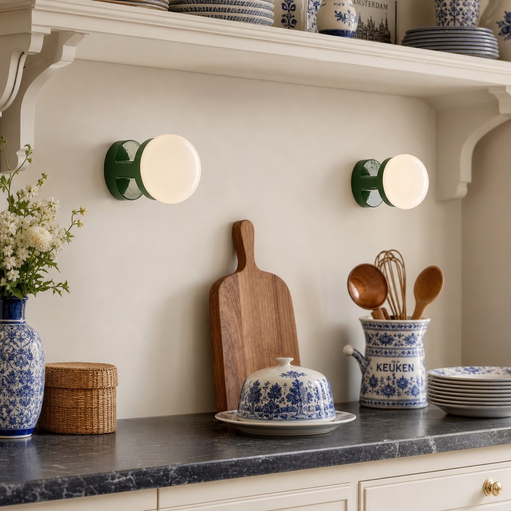 Nebulon wandlamp in keuken
