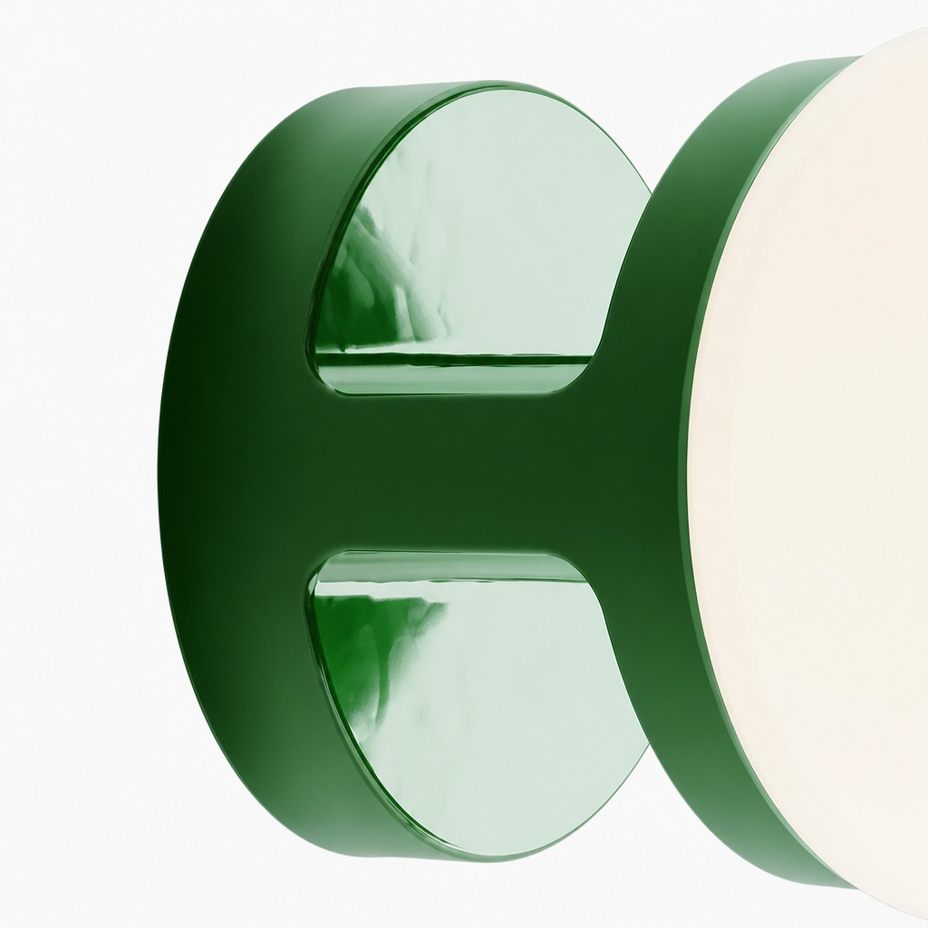 Nebulon wandlamp groen detail