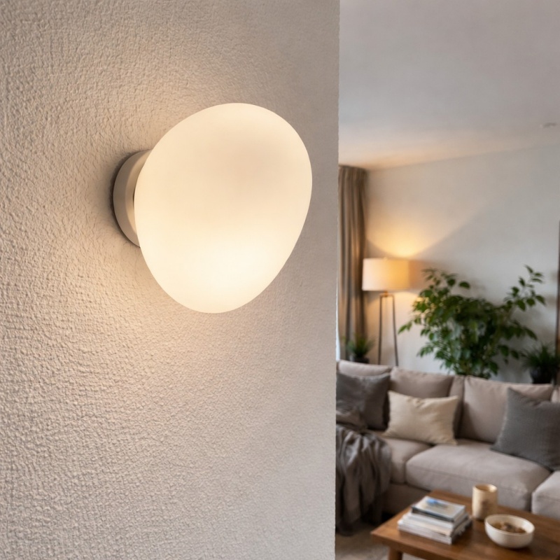 Verlichte Stonea Pebble lamp fotorecensie