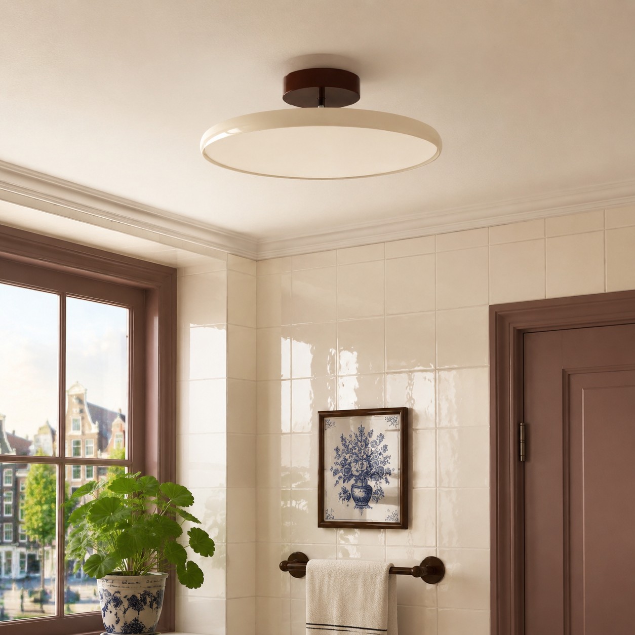 Lampa sufitowa w jadalni