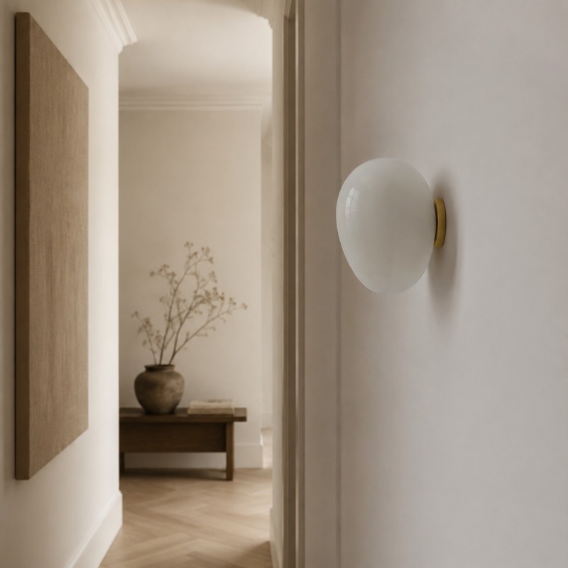 Stonea Pebble lamp in gang