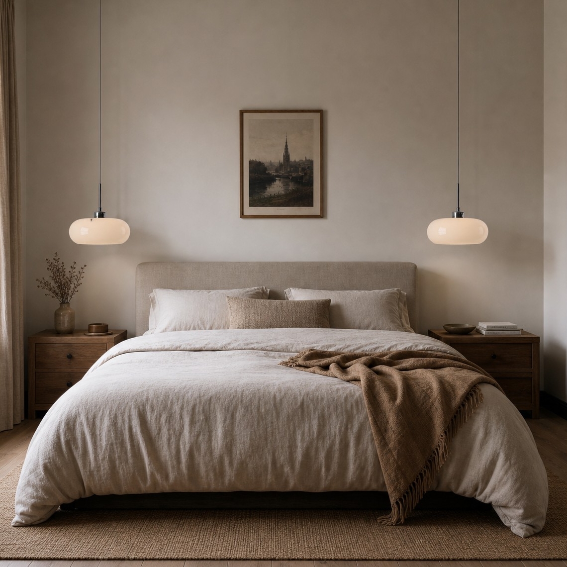 Suspensions dans une chambre
