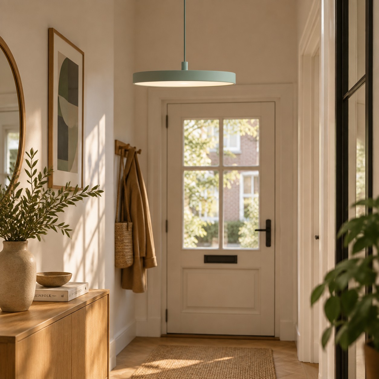 LED-hanglamp in een hal