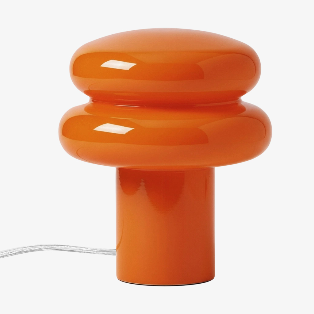 Oranje opaalglazen lamp