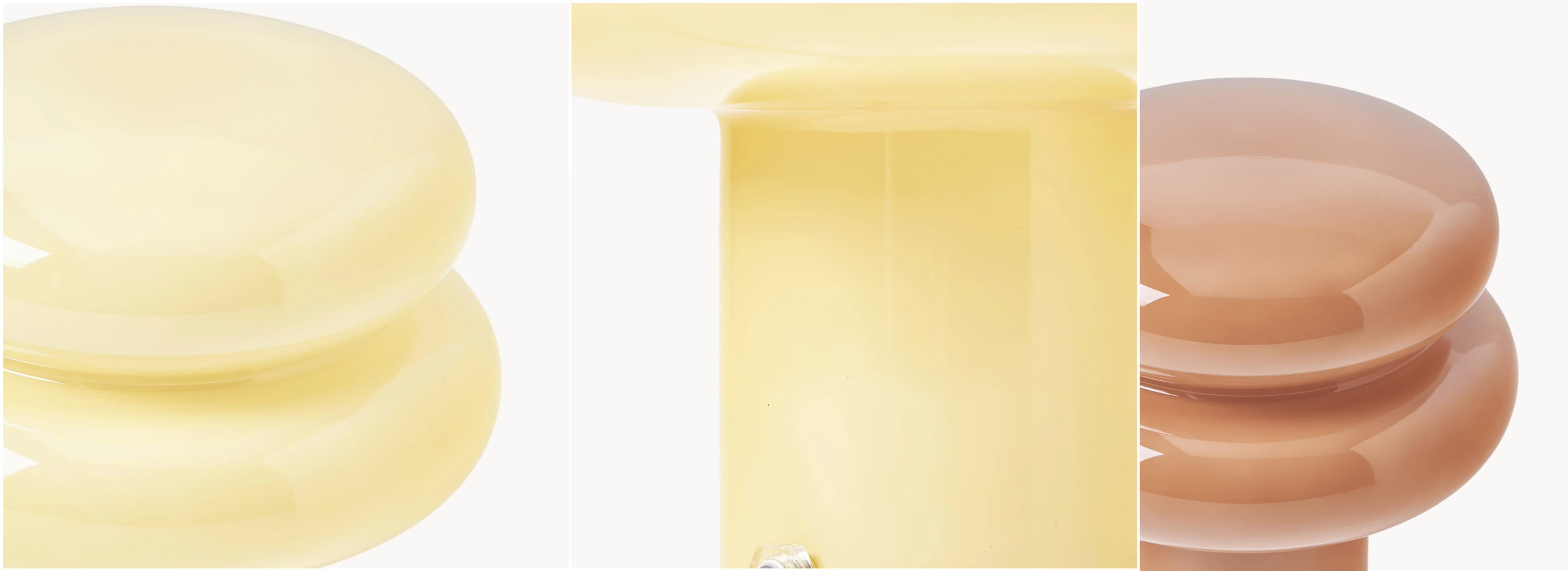 Detailweergave van het opaalglas