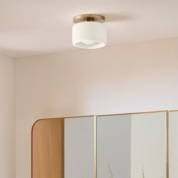 Cerova Ivory Porseleinen Plafondlamp – Scandinavische Design Sfeerverlichting voor de Woonkamer