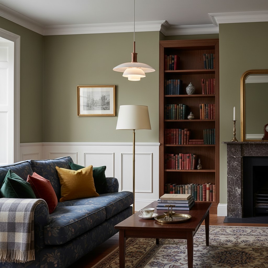 Hanglamp in een woonkamer