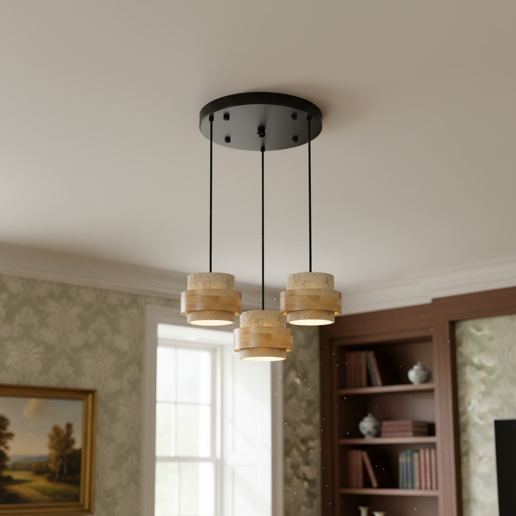 Rosace de plafond ronde