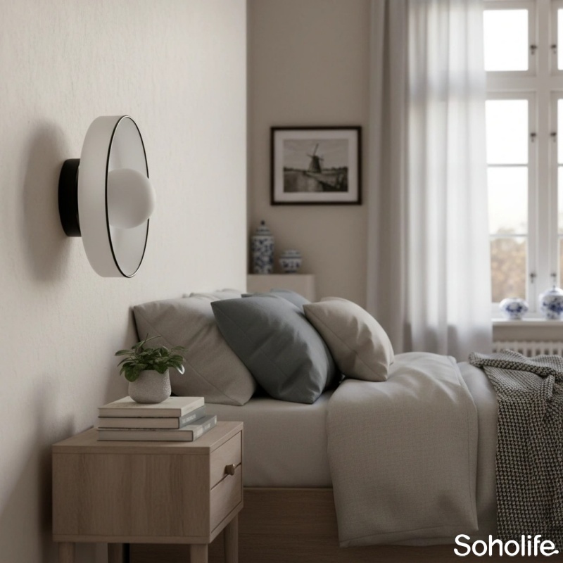 Kalo wall and ceiling light in a bedroom scene
