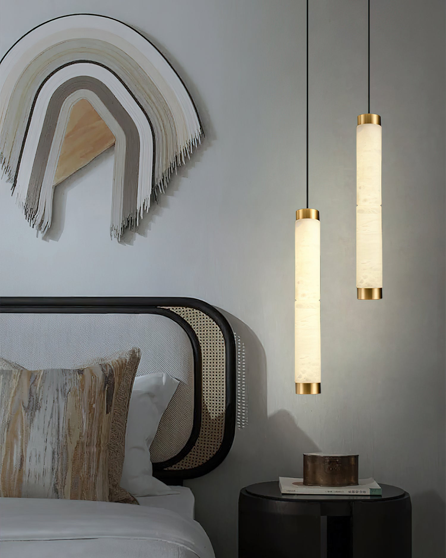 Albasten strook Albasten hanglamp
