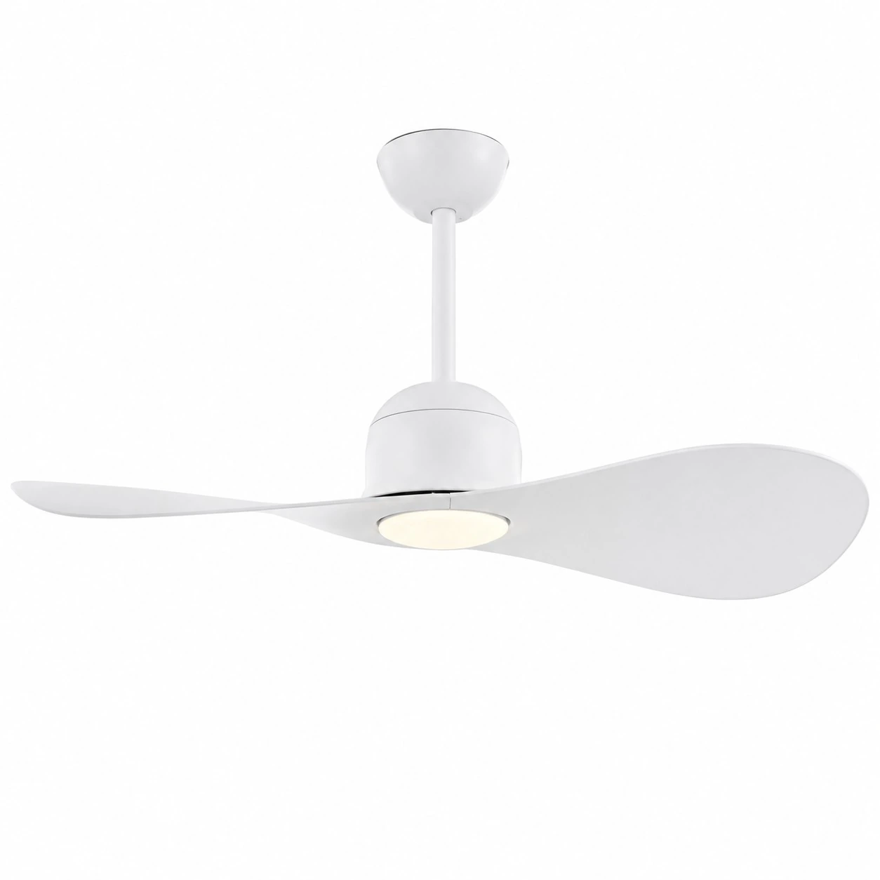 Ciling Fan Color Designer Two-Blade Ceiling Fan Light for Bedrooms and Dining Rooms